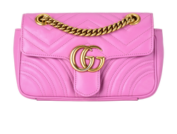 Small Marmont, Leather, Purple, 446744498879, 3*